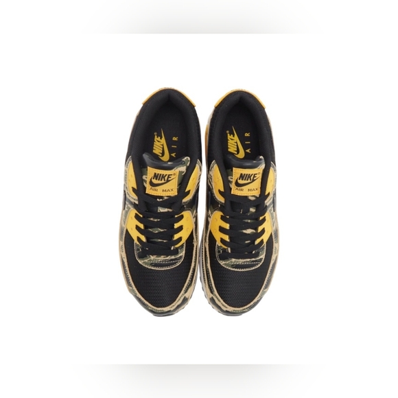 Nike Air Max 90 Premium IF1721-001 Black/University Gold/Parachute Beige Men 8.5 - Picture 3 of 12